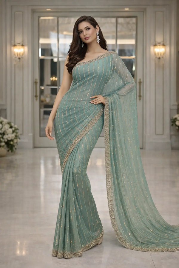 Shimmer Grace Saree