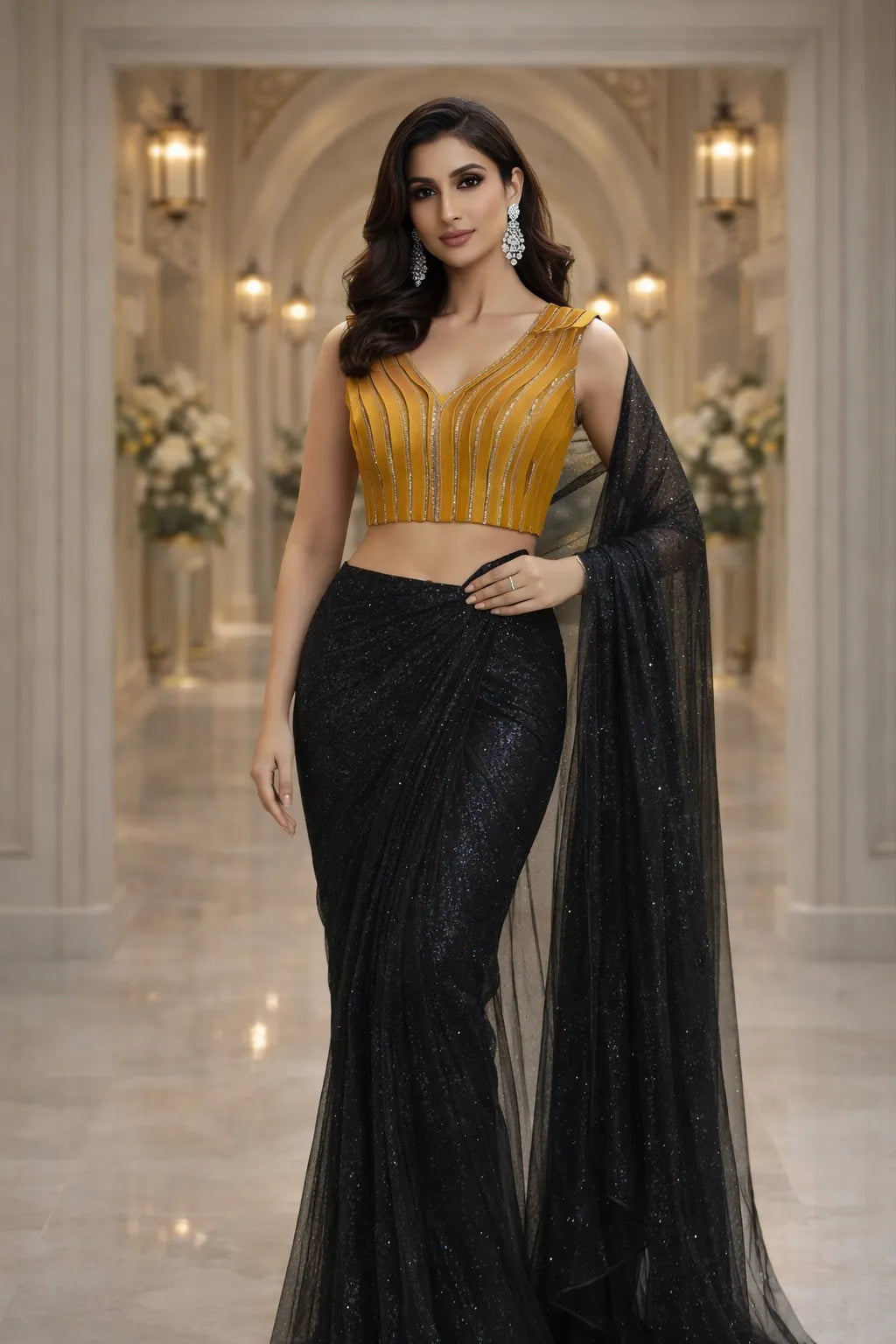 Strip Glam Blouse