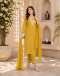 Sunshine Glow Cotton Suit Set