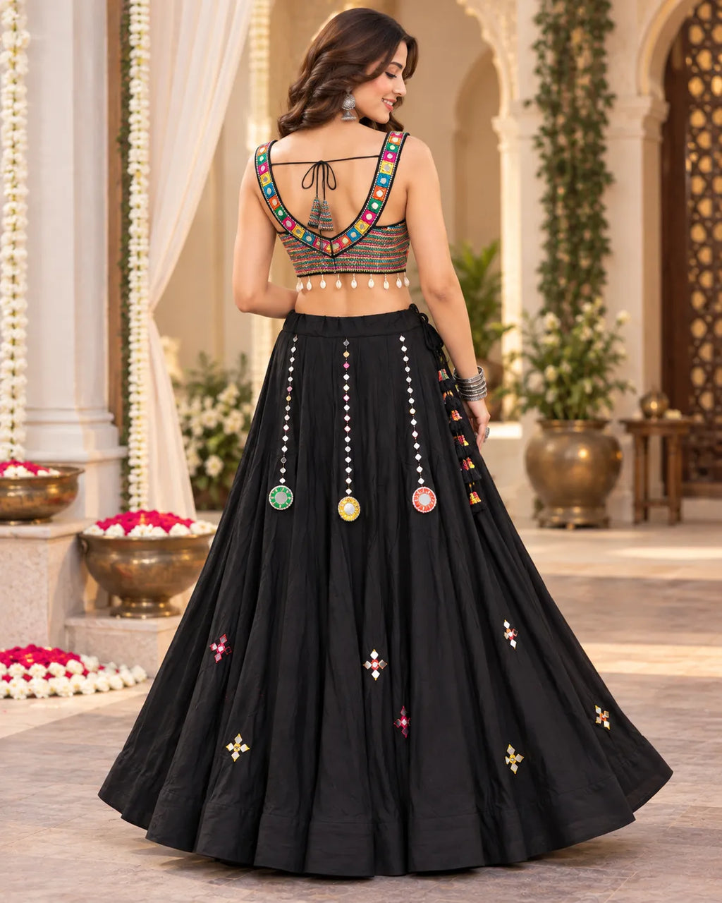 Tavisha Mirrorwork Chaniya Choli Set