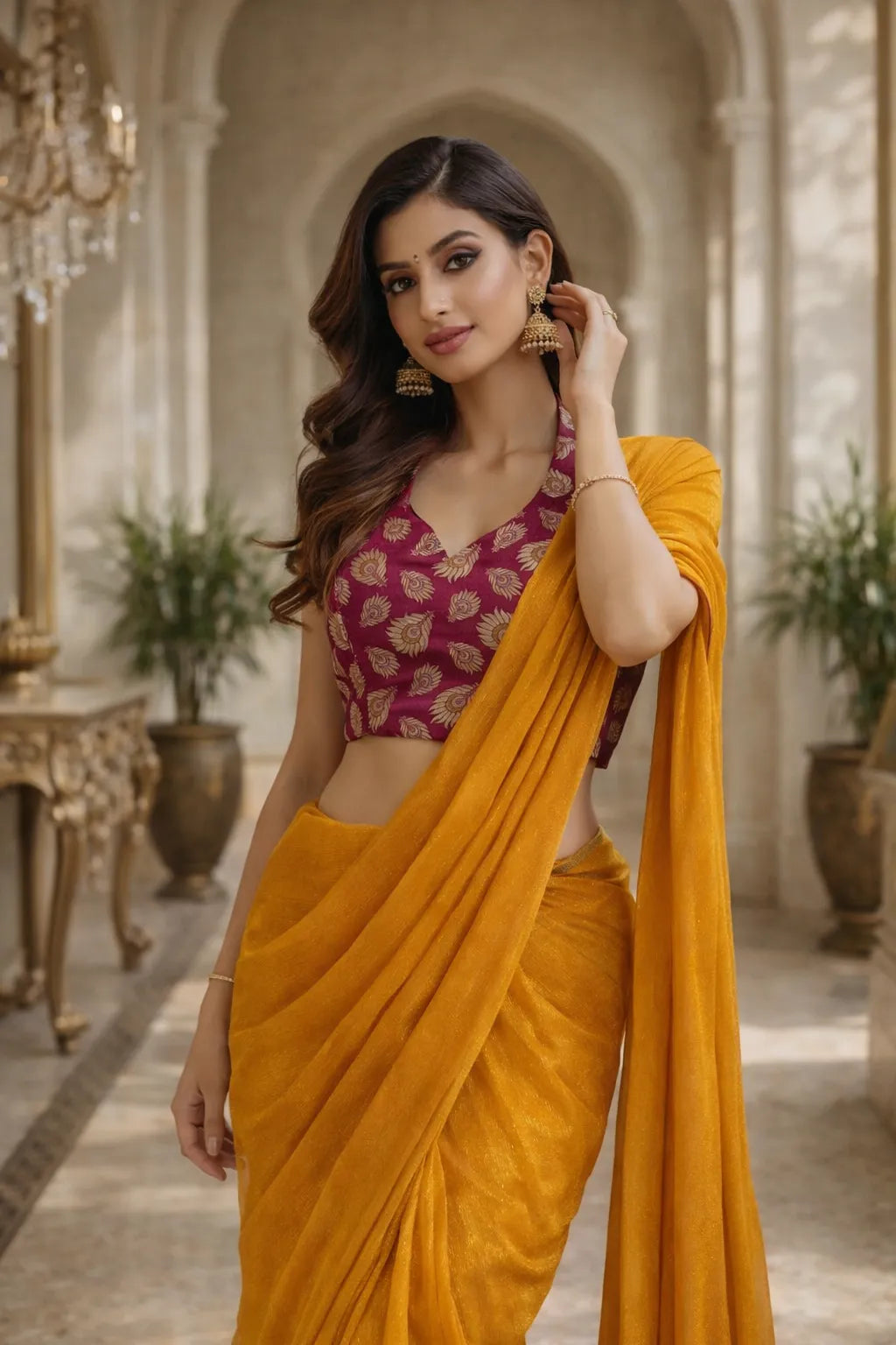 Terracotta Grace Blouse