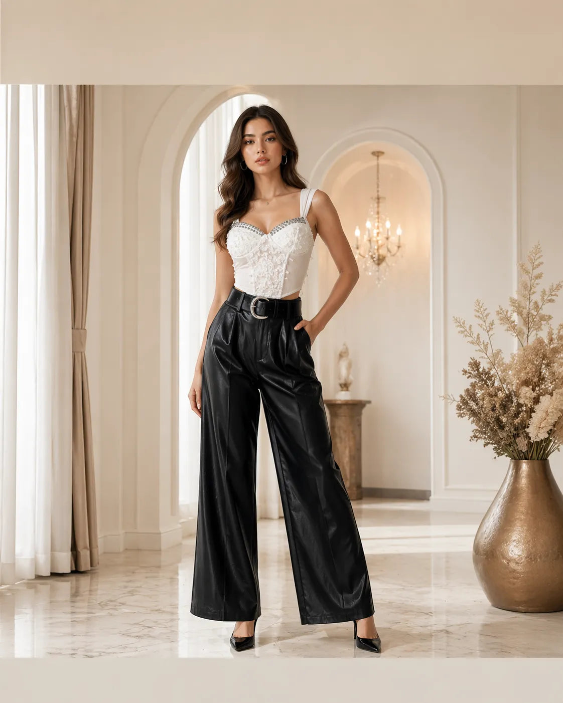 Textured Sculpt Corset Top