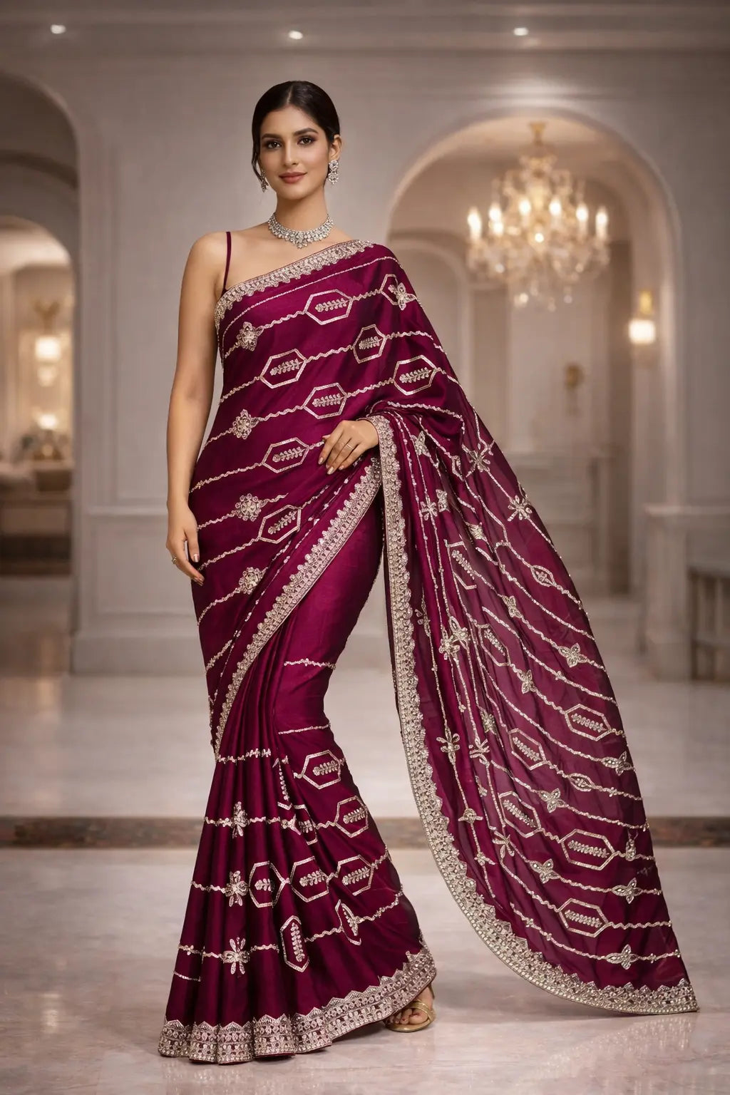 Twinkle Thread Saree