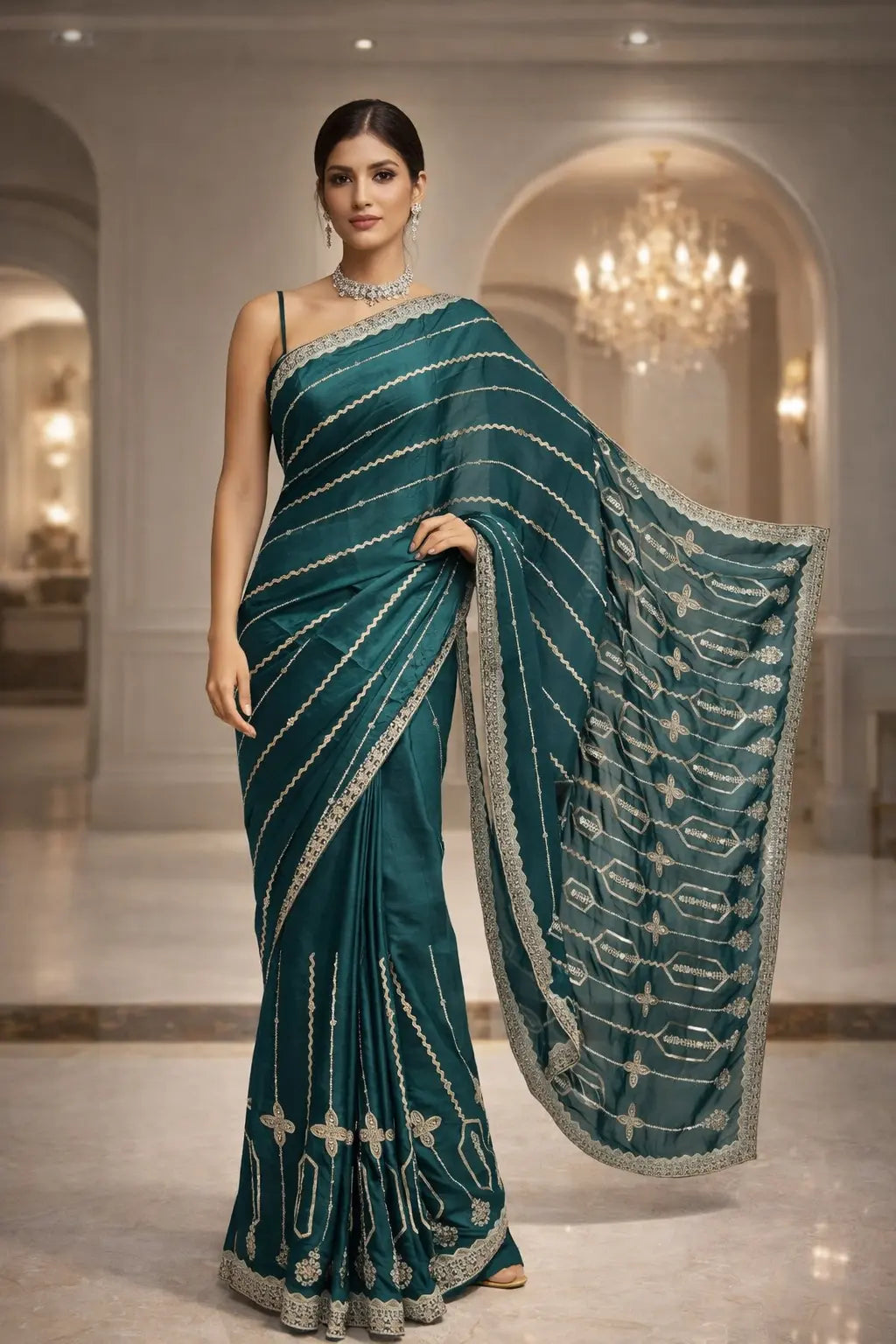 Twinkle Thread Saree