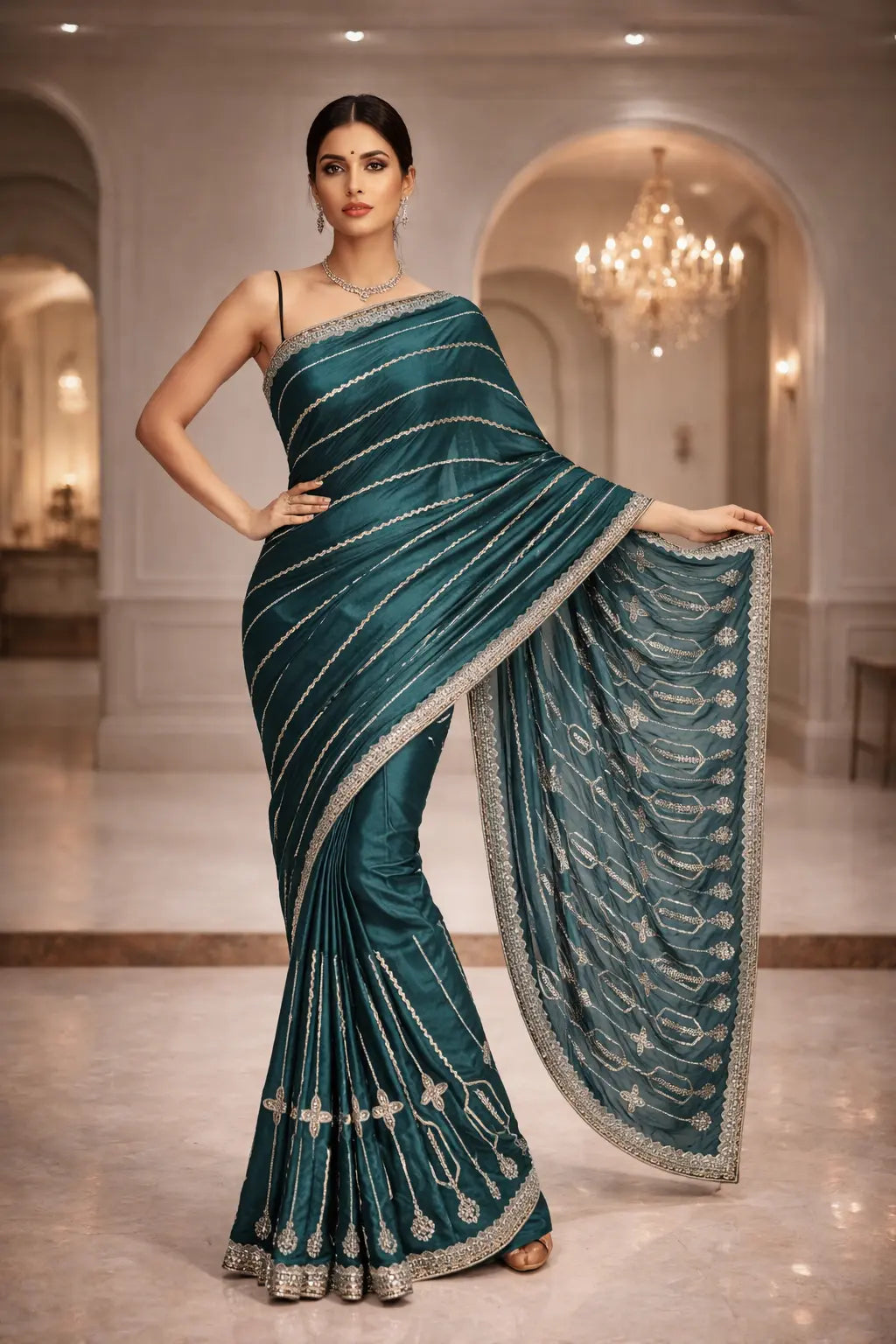 Twinkle Thread Saree
