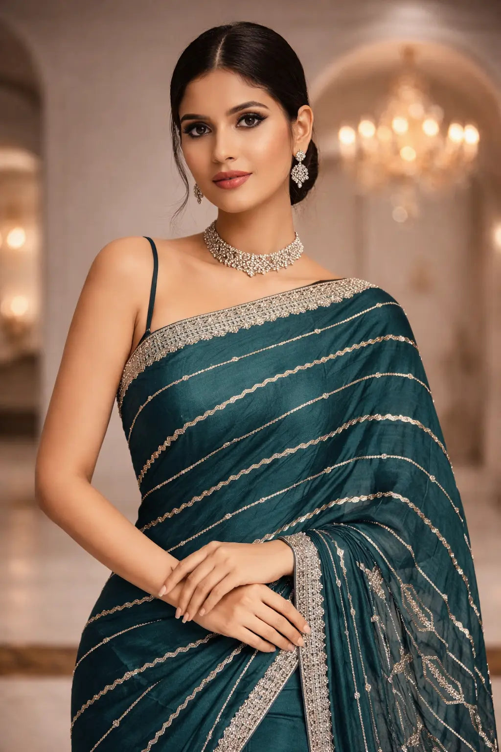 Twinkle Thread Saree