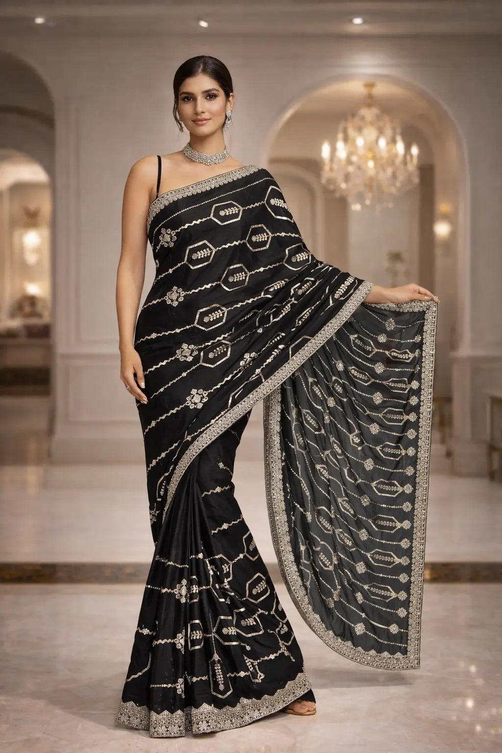 Twinkle Thread Saree
