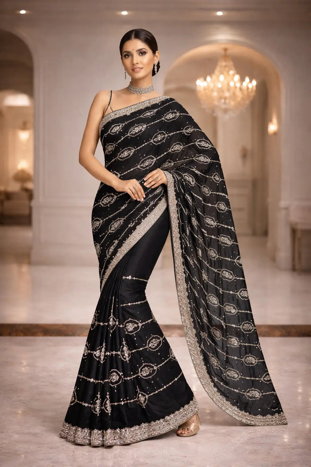 Twinkle Thread Saree