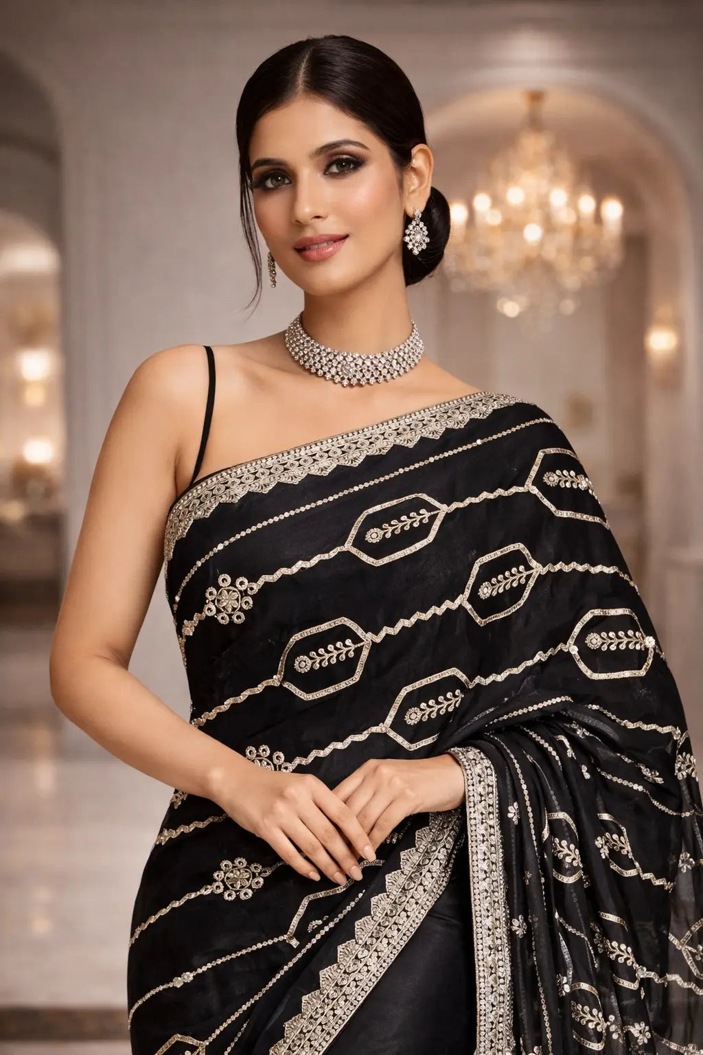 Twinkle Thread Saree