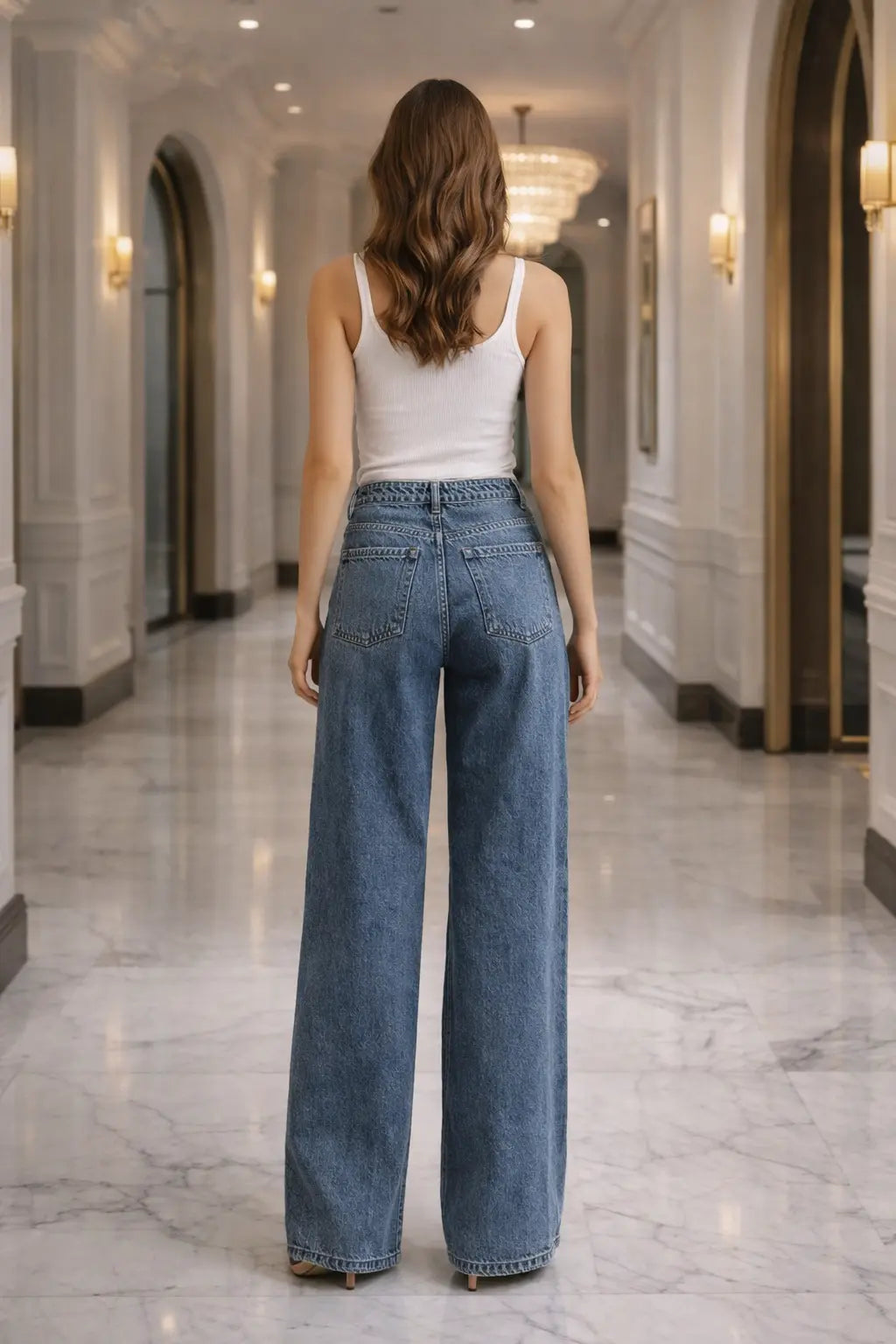Urban Flow Wide Leg Denim