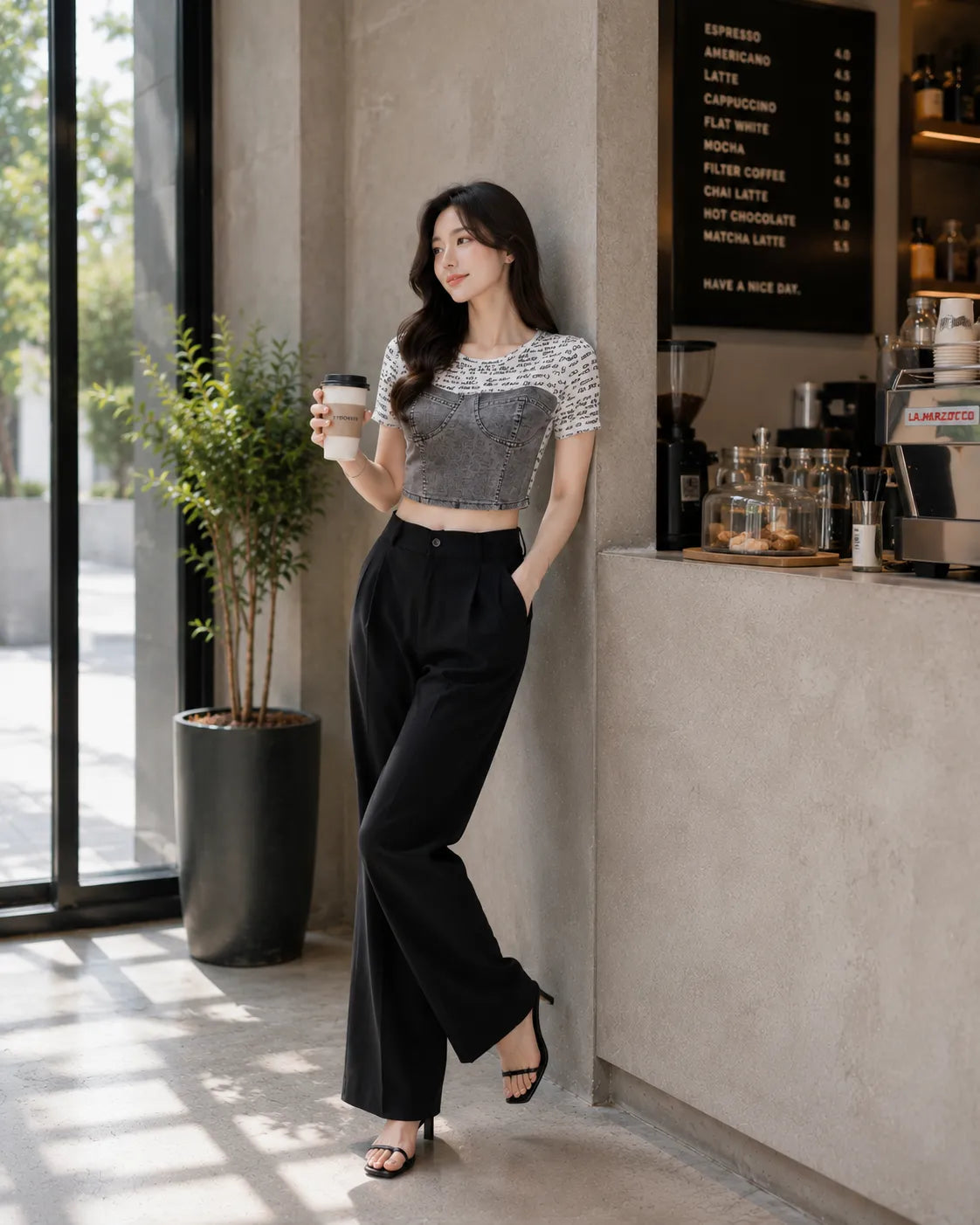 Urban Muse Layered Crop Top