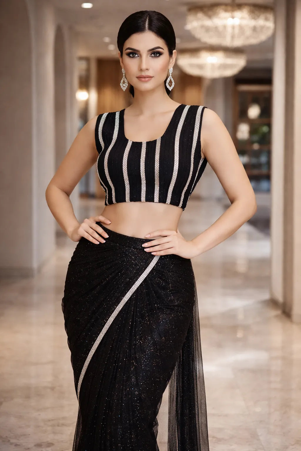 Vertical Luxe Blouse