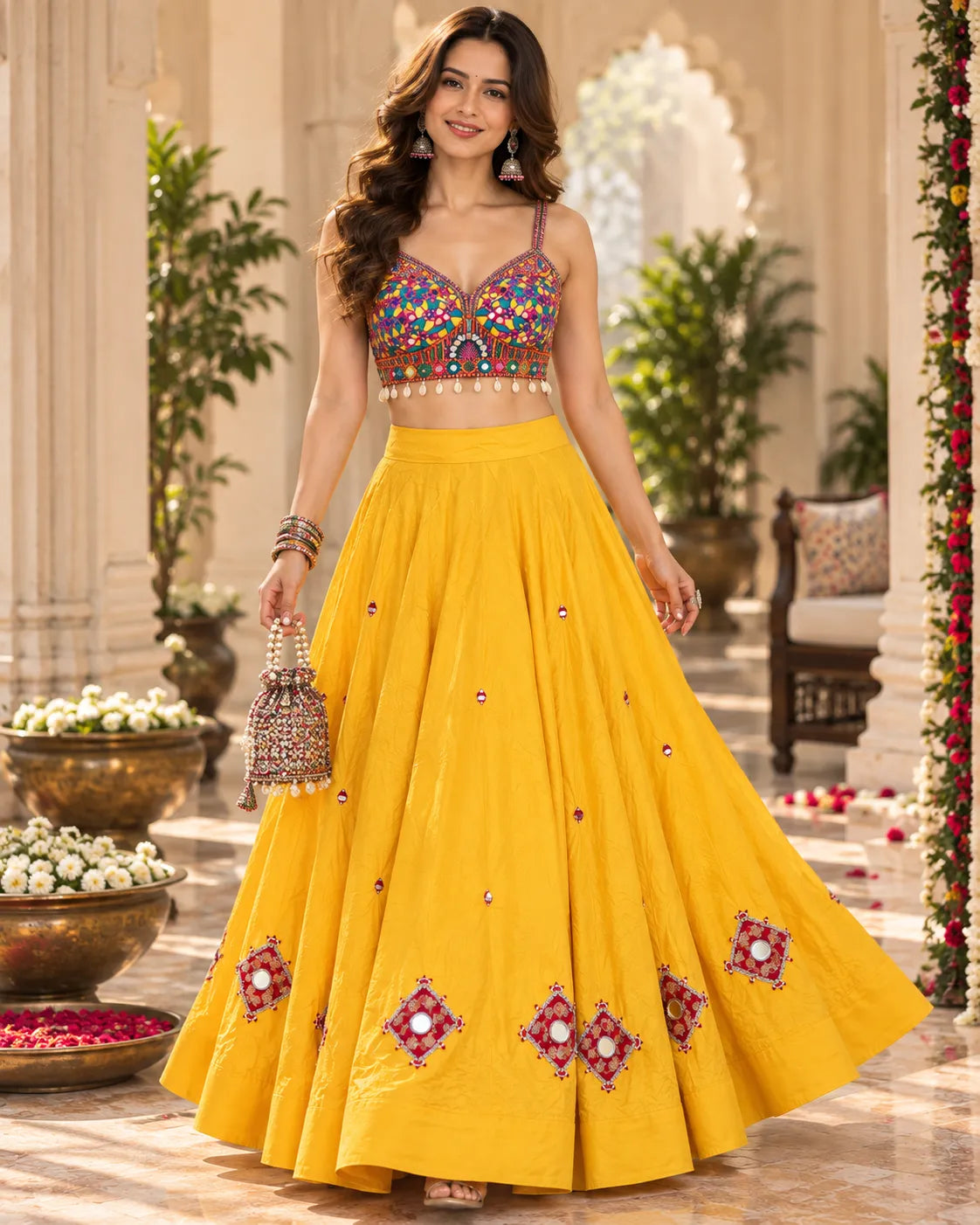 Veyara Mirror Chaniya Choli Set