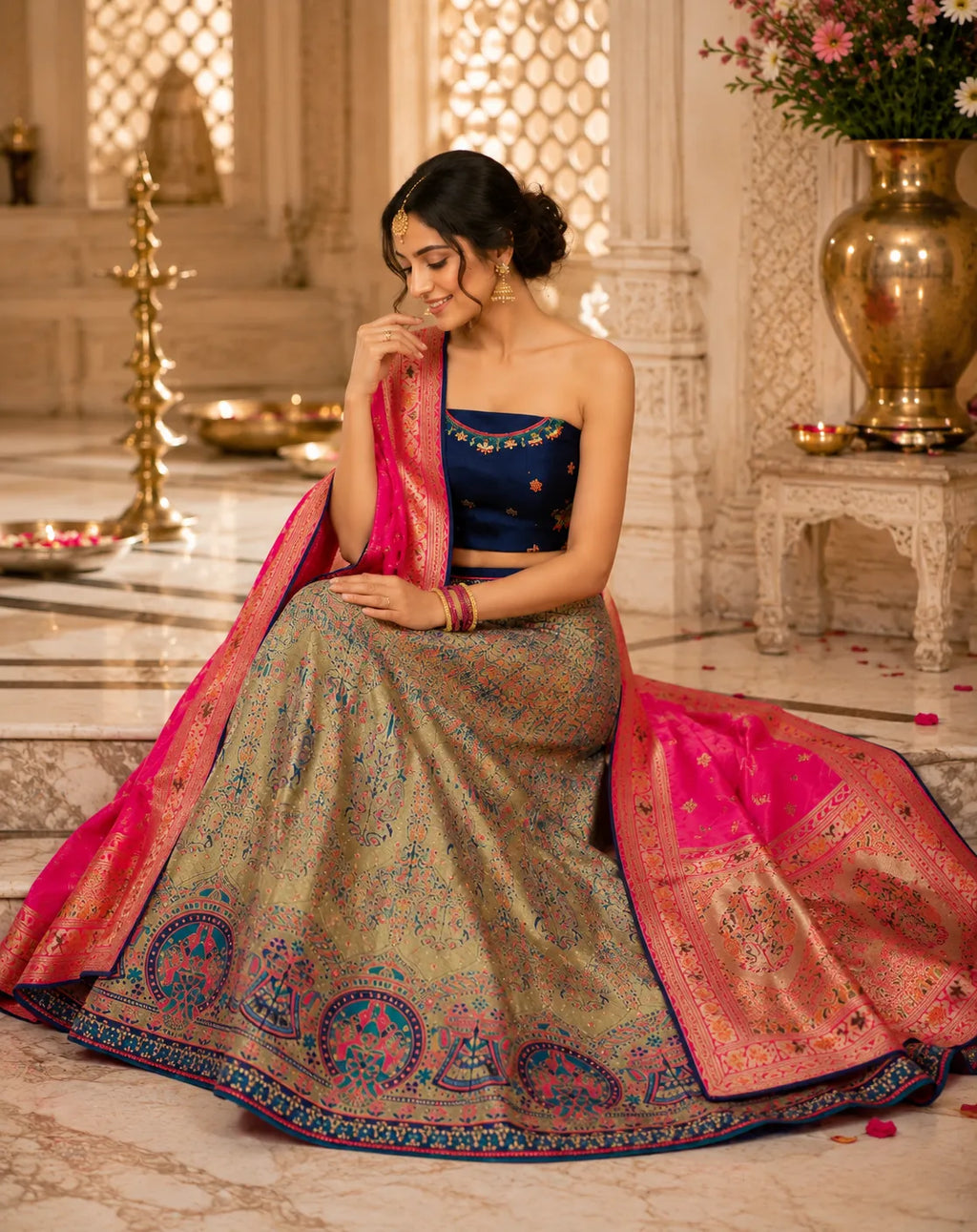 Zareen Banarasi Lehenga