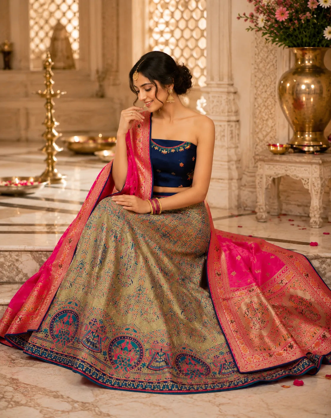 Zareen Banarasi Lehenga