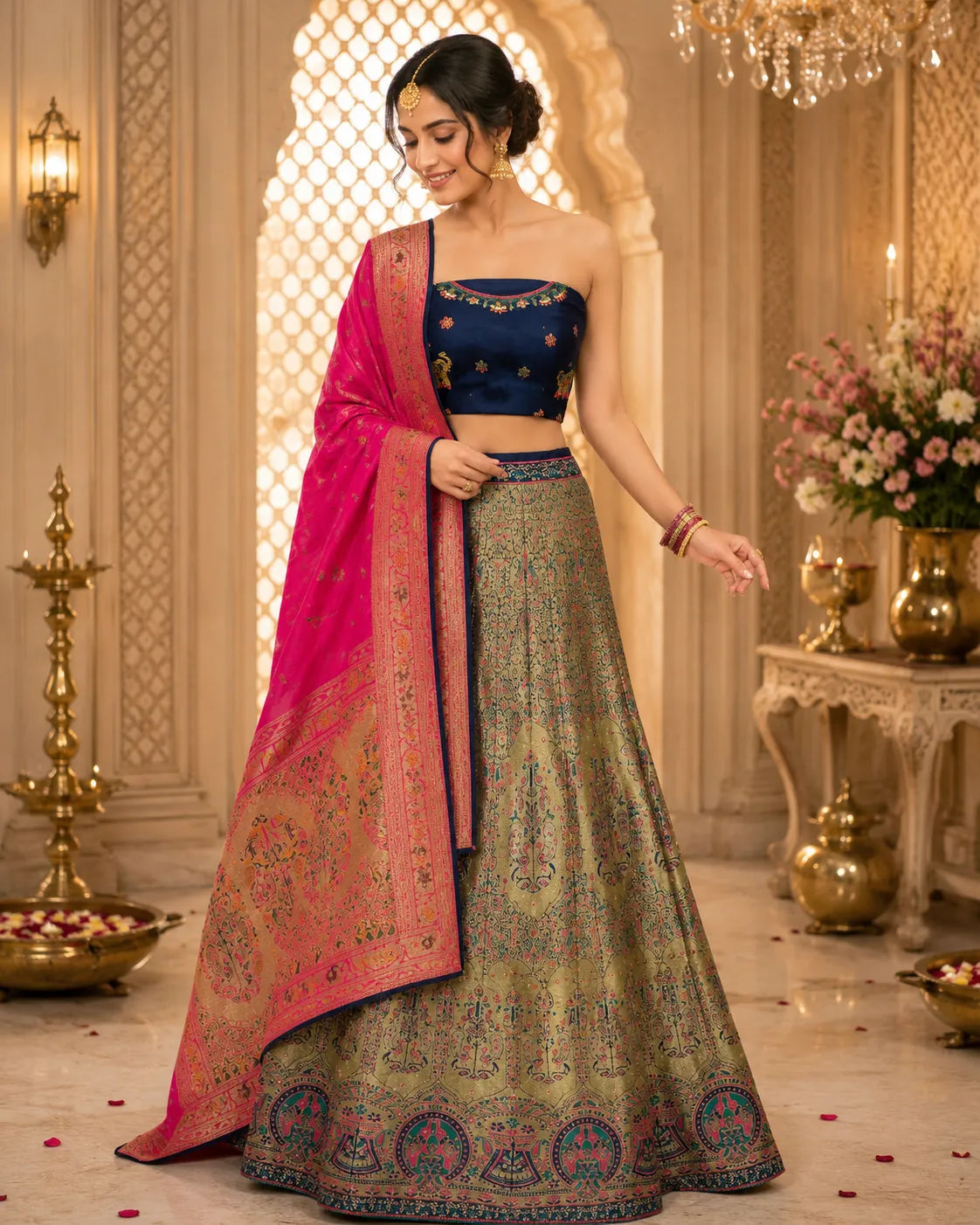 Zareen Banarasi Lehenga