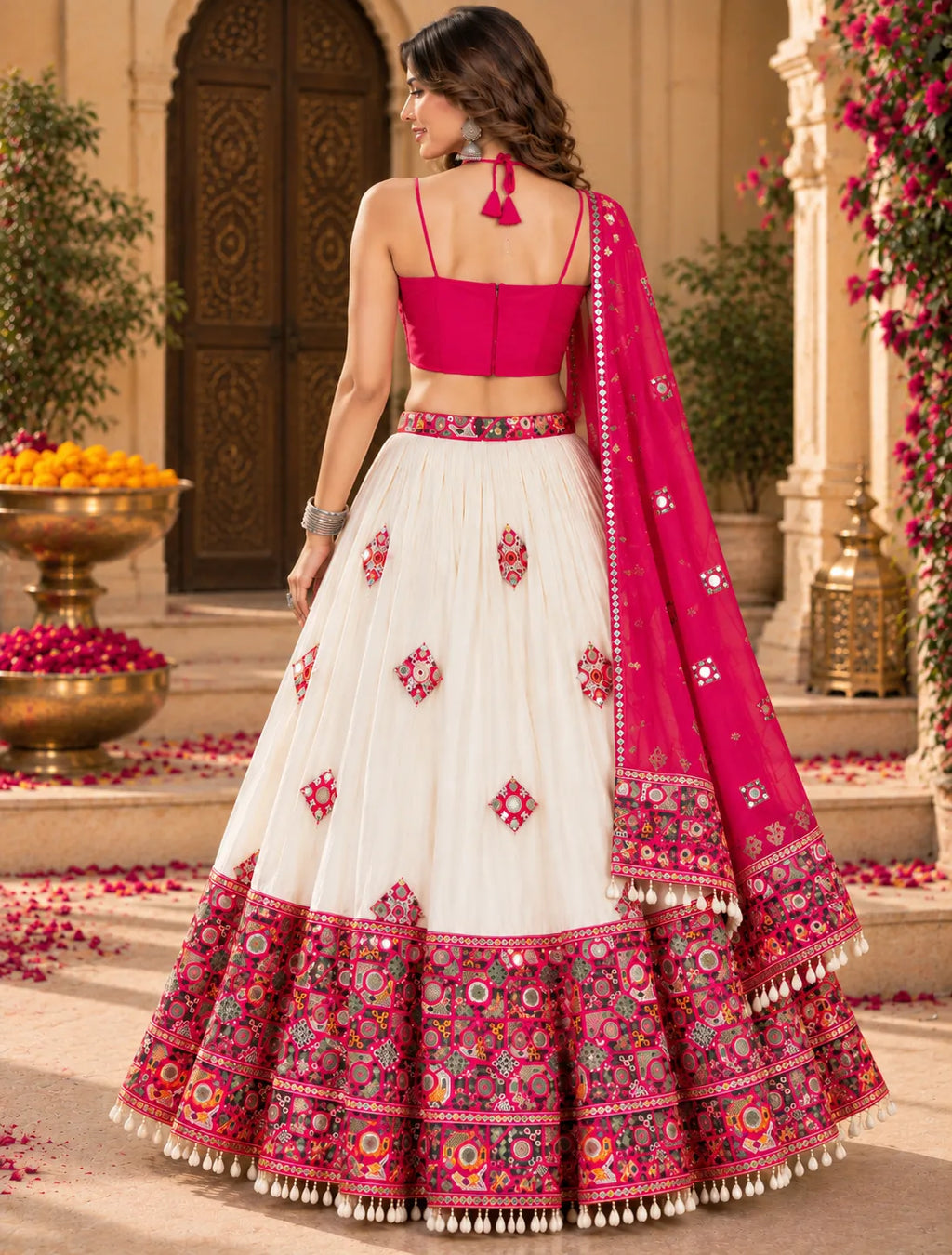 Zareyra Mirror Dandiya Blouse