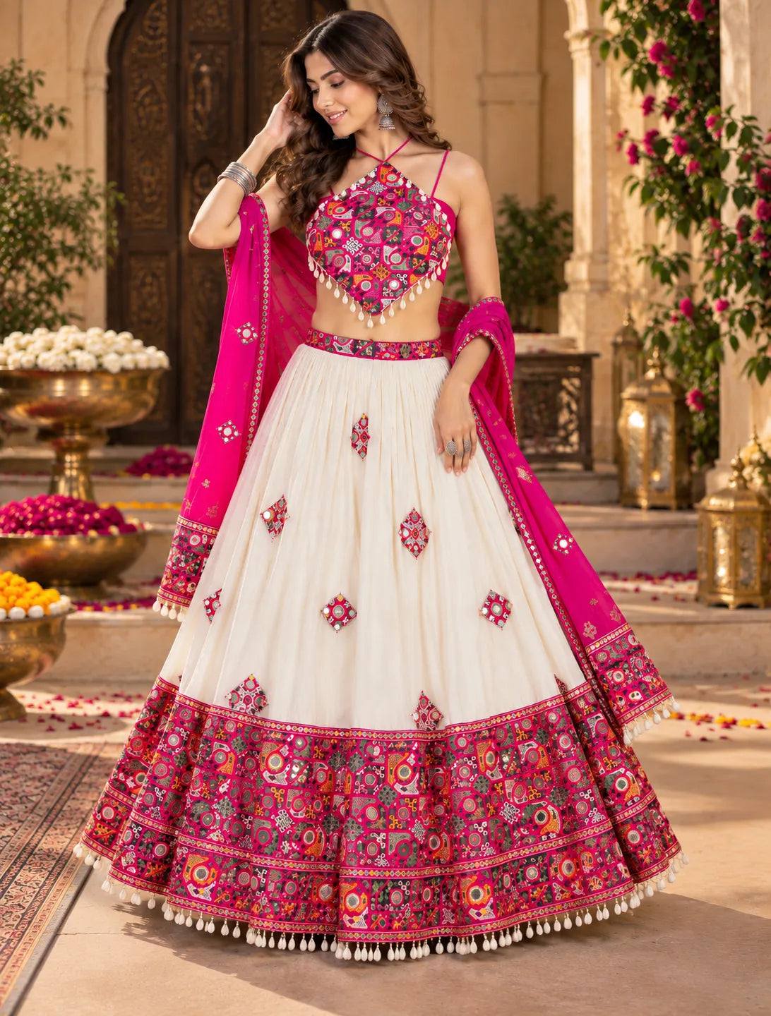 Zareyra Mirror Dandiya Blouse