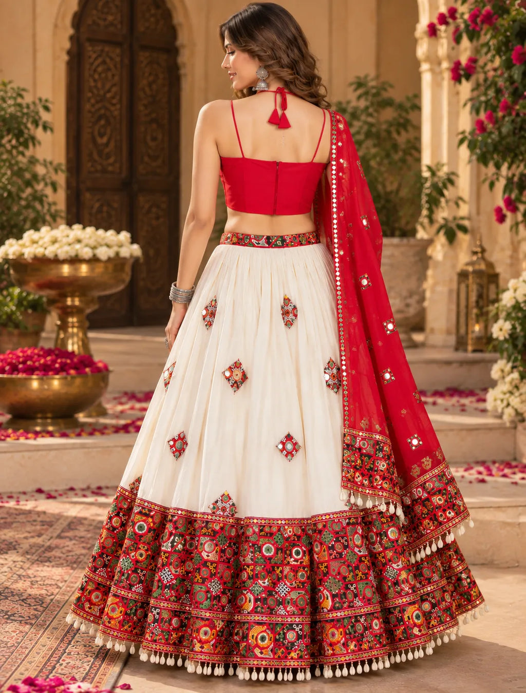 Zareyra Mirror Dandiya Blouse