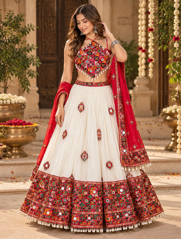 Zareyra Mirror Dandiya Blouse