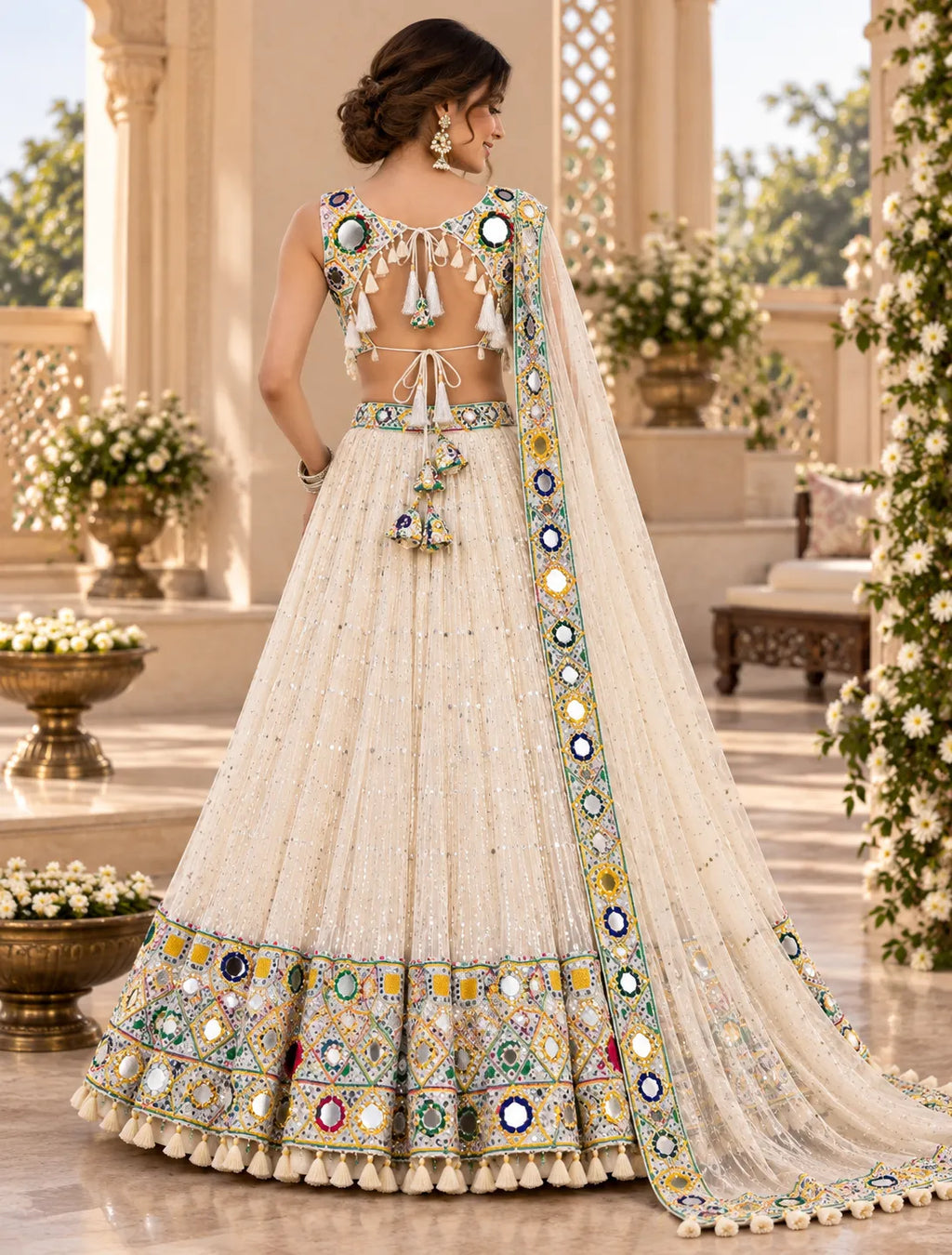 Zariya Mirrorwork Dandiya Blouse