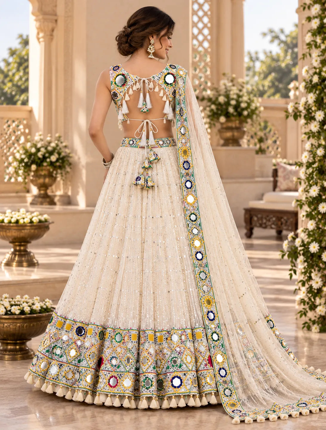 Zariya Mirrorwork Dandiya Blouse