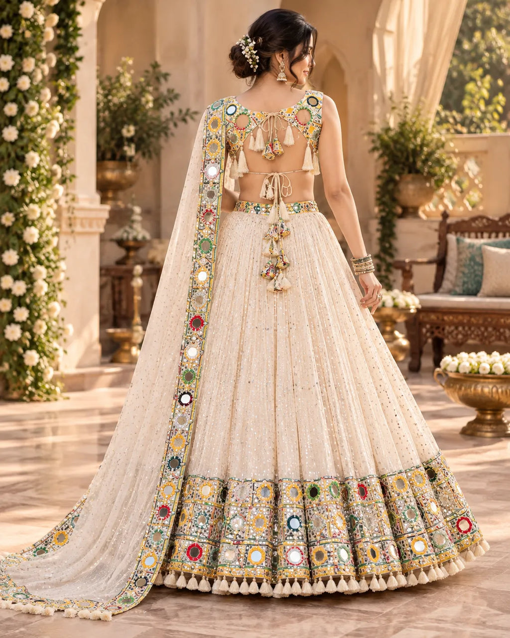 Zariya Mirrorwork Dandiya Blouse