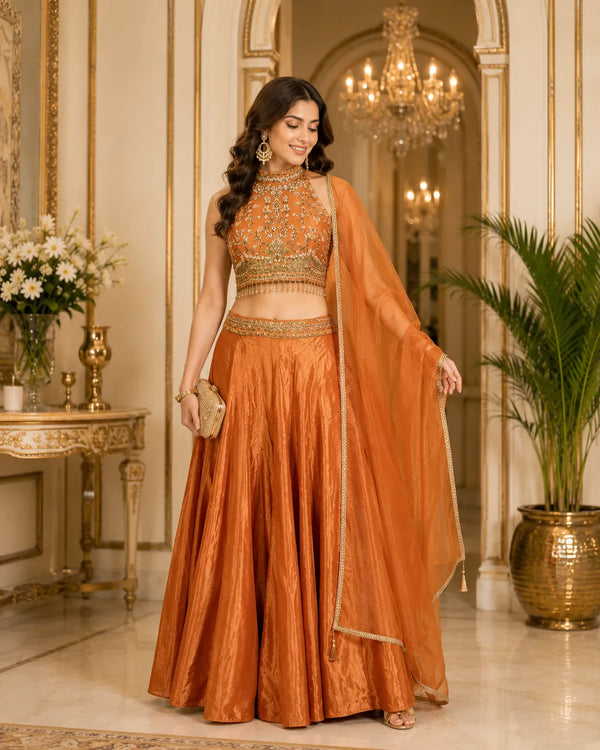 Zehra Embellished Indo Western Sharara Set